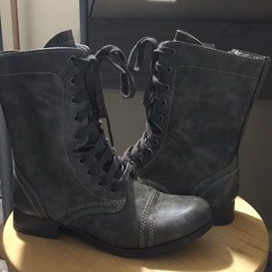 Candies Combat Boots NWOT